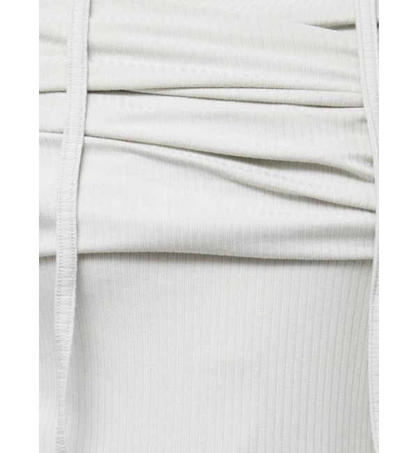 dazzlin「チョーカー付きオフショルドレープ長袖トップス」|Tシャツ・カットソー|