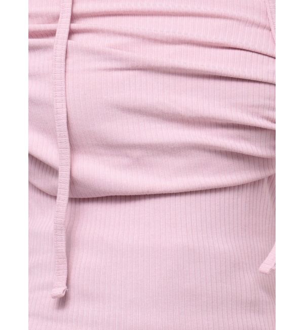 dazzlin「チョーカー付きオフショルドレープ長袖トップス」|Tシャツ・カットソー|