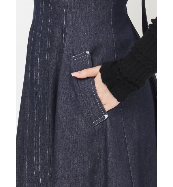 dazzlin「ステッチジャンスカ」|ジャンパースカート|