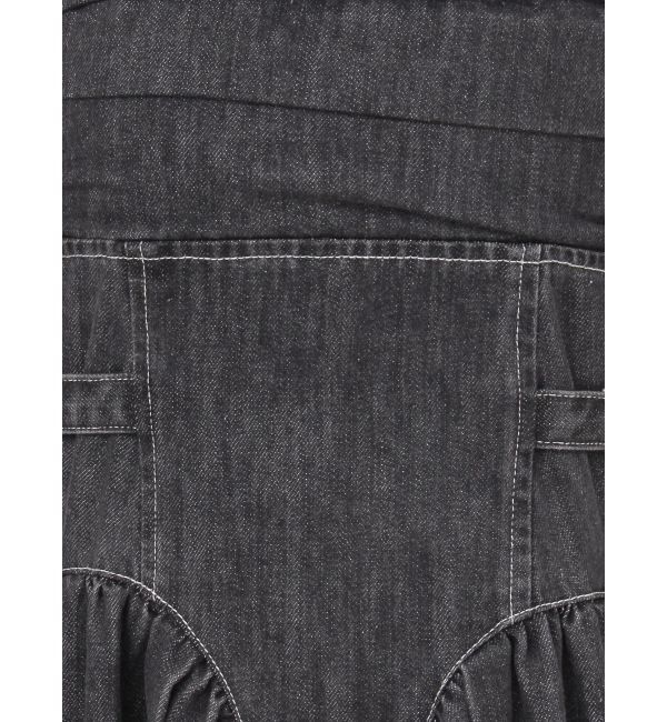 dazzlin「デニムベルトギャザーキャミワンピース」|ワンピース|