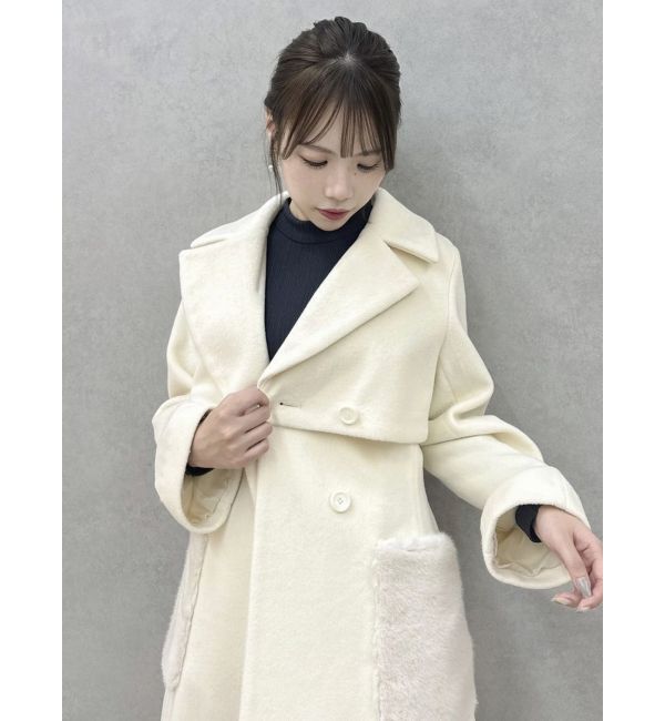 dazzlin「ポケファートレンチコート」|トレンチコート|