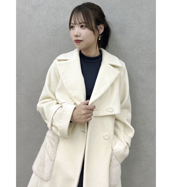 dazzlin「ポケファートレンチコート」|トレンチコート|