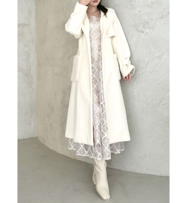 dazzlin「ポケファートレンチコート」|トレンチコート|