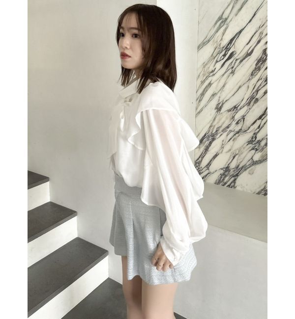 dazzlin「【セットアップ対応】ツイードタックショートパンツ」|その他|