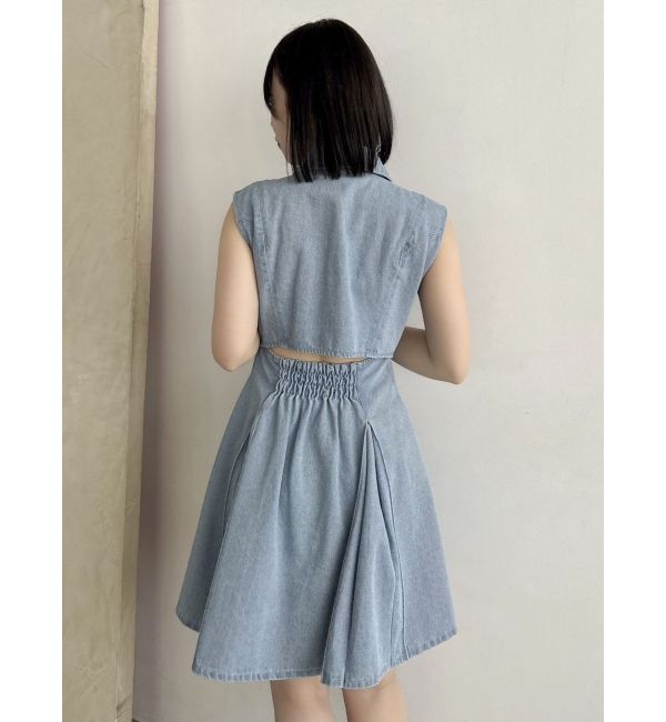 dazzlin「スイッチングタックミニワンピース」|ワンピース|