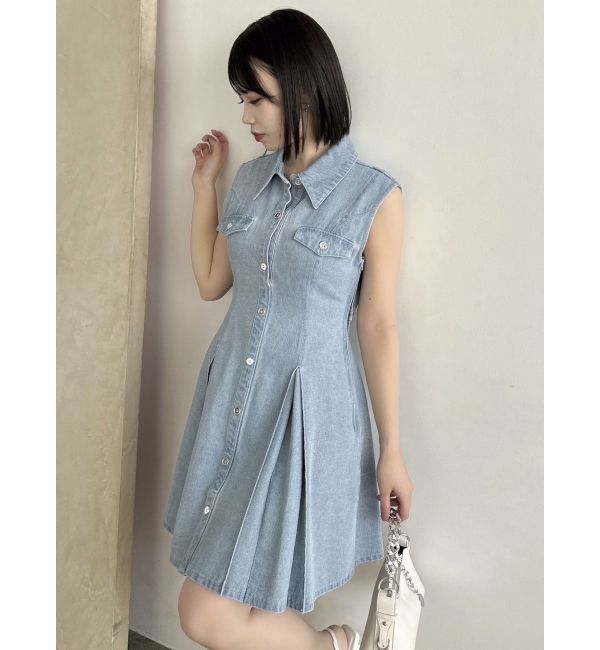dazzlin「スイッチングタックミニワンピース」|ワンピース|