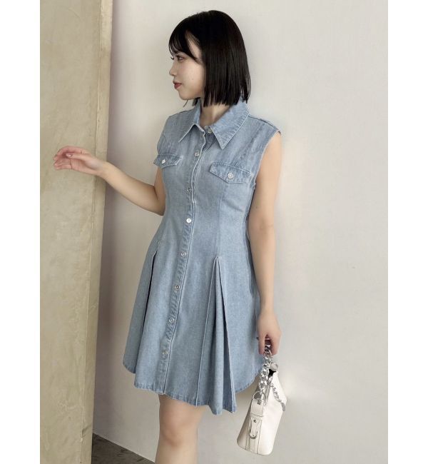 dazzlin「スイッチングタックミニワンピース」|ワンピース|