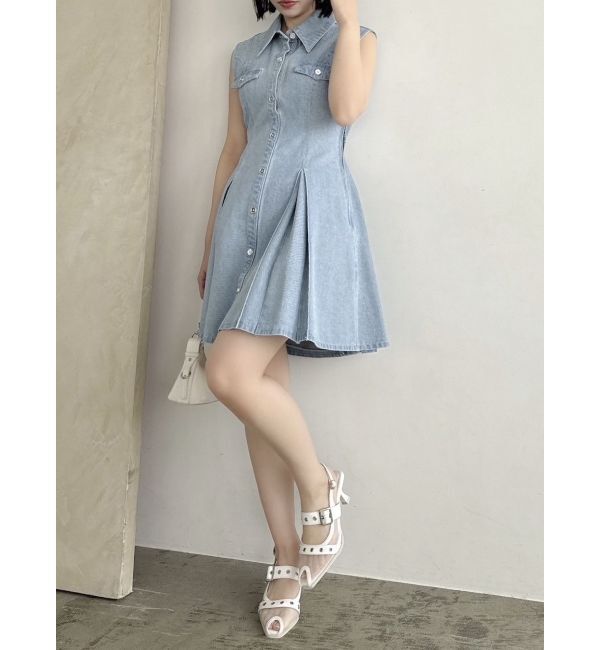 dazzlin「スイッチングタックミニワンピース」|ワンピース|