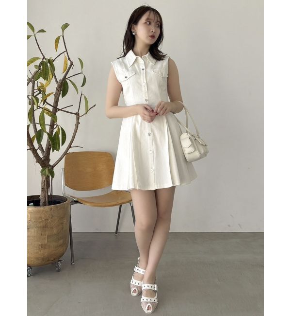 dazzlin「スイッチングタックミニワンピース」|ワンピース|