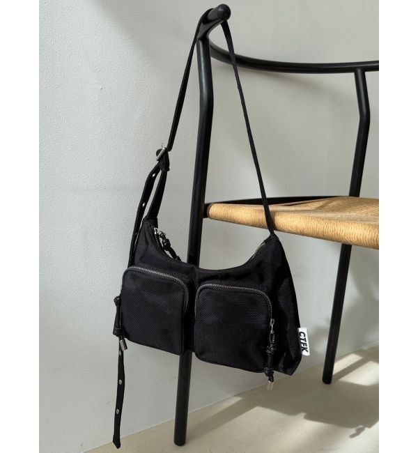 dazzlin「【コントロールフリーク】ZIPポシェットバッグ」|ショルダー・メッセンジャー|ブラック