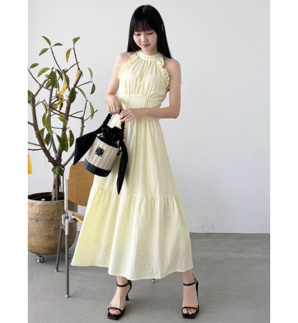 dazzlin「リボンハンドルカゴバッグ」|かごバッグ|