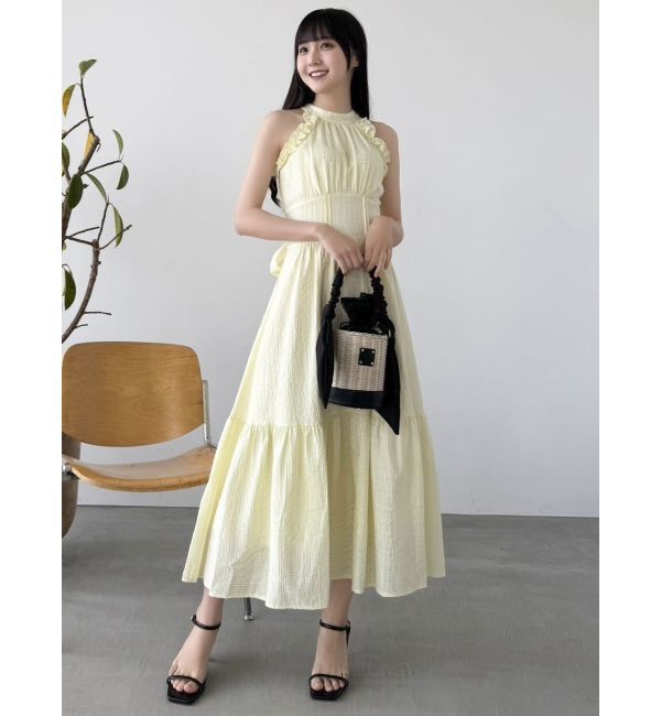 dazzlin「リボンハンドルカゴバッグ」|かごバッグ|