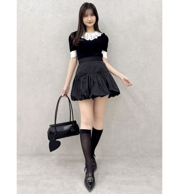 dazzlin「バリエバルーンミニスカート」|スカート|