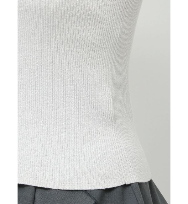 dazzlin「コンパクトノースリラメニットトップス」|ニット・セーター|