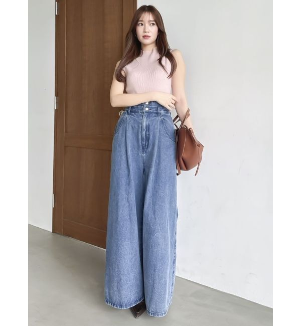 dazzlin「コンパクトノースリニットトップス」|ニット・セーター|