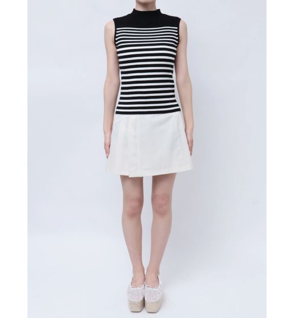 dazzlin「コンパクトノースリニットトップス」|ニット・セーター|