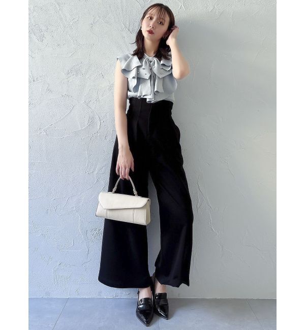 dazzlin「ビッグラッフルタイニット」|ニット・セーター|