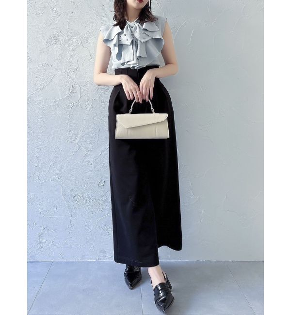 dazzlin「ビッグラッフルタイニット」|ニット・セーター|