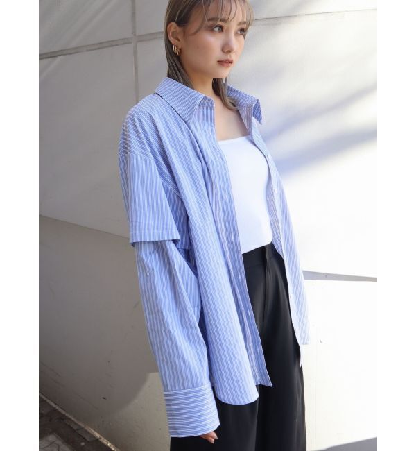 EMODA「2WAYオーバーシャツ」|シャツ・ブラウス|