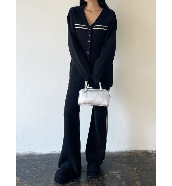 EMODA「チューズラインロゴカーディガン」|カーディガン|