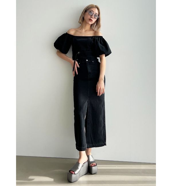 EMODA「デニムオフショルダートップ」|Tシャツ・カットソー|