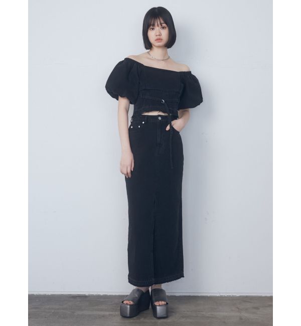 EMODA「デニムオフショルダートップ」|Tシャツ・カットソー|