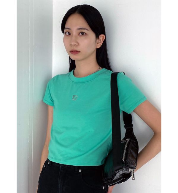 EMODA「ロゴミニマルTシャツ」|Tシャツ・カットソー|グリーン