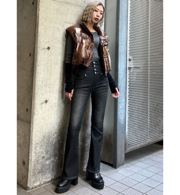 EMODA「コンパクトパッファーダウンベスト」|ダウンベスト・ベスト|