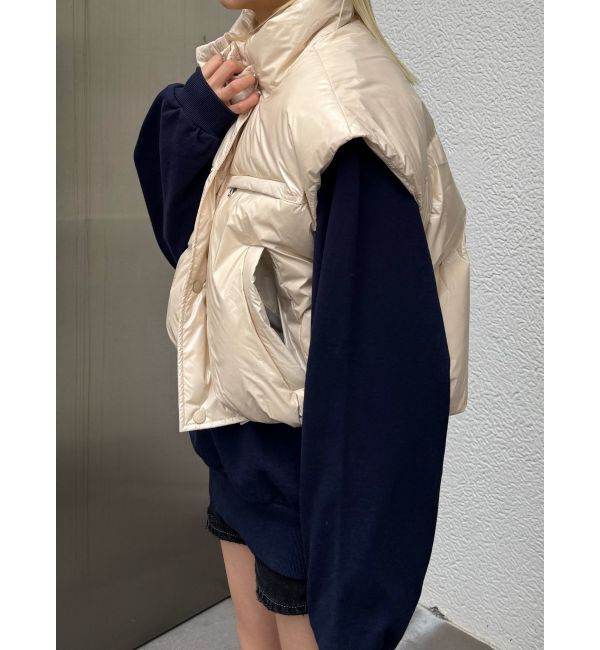 EMODA「コンパクトパッファーダウンベスト」|ダウンベスト・ベスト|