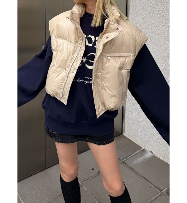 EMODA「コンパクトパッファーダウンベスト」|ダウンベスト・ベスト|