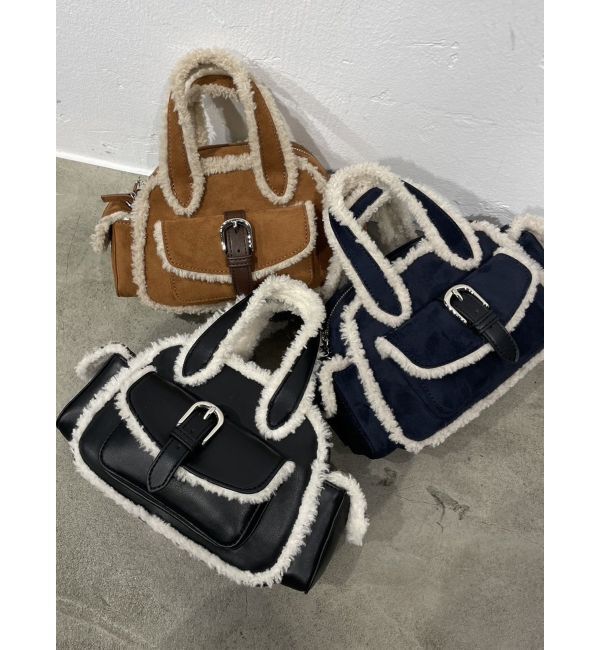 EMODA「バックルムートンバッグ」|ハンドバッグ|