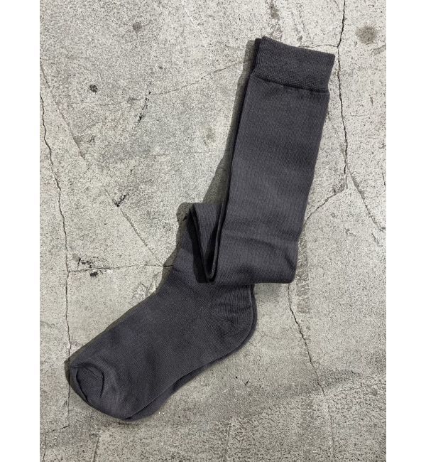 EMODA「ワイドリブニーハイソックス」|ソックス|グレー