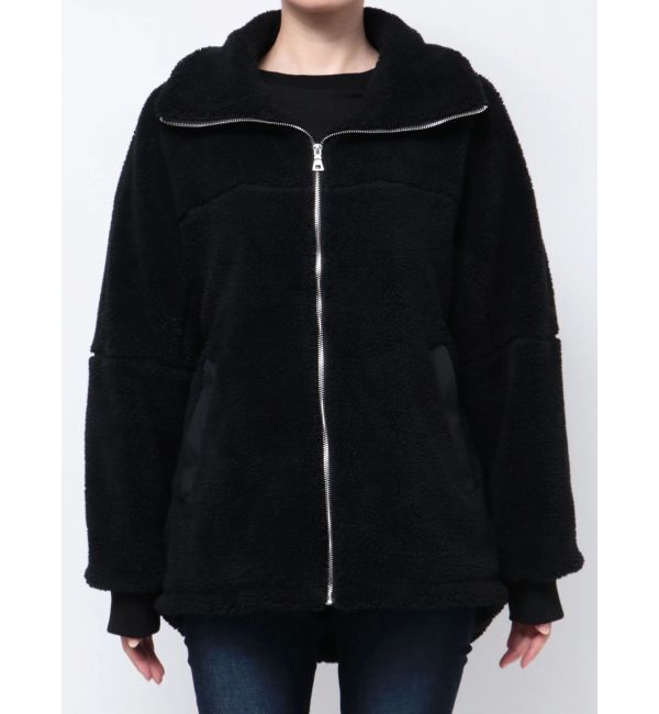 EMODA「オーバーボアブルゾン」|ブルゾン・スタジャン|ブラック