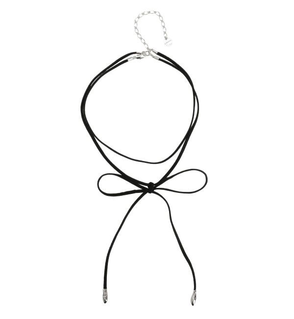 EMODA「ストリングリボンチョーカーネックレス」|ネックレス|