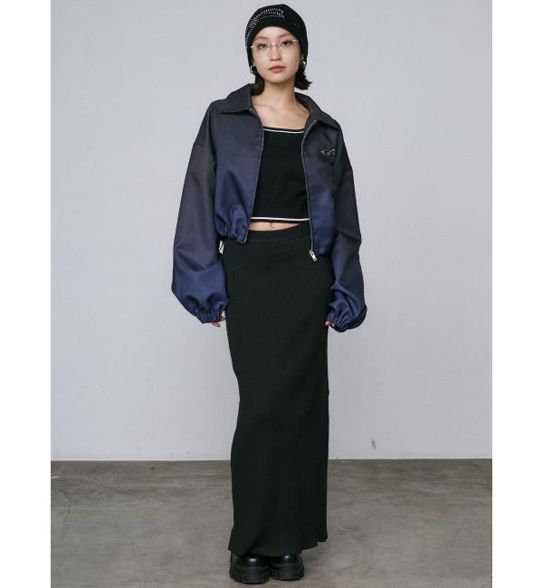 EMODA「スペイシーマークショートブルゾン」|ブルゾン・スタジャン|