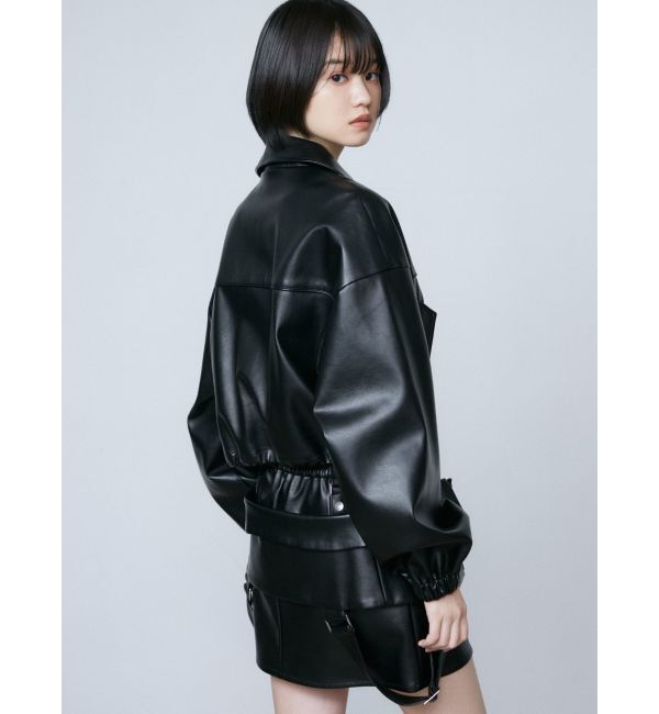 EMODA「スペイシーマークショートブルゾン」|ブルゾン・スタジャン|