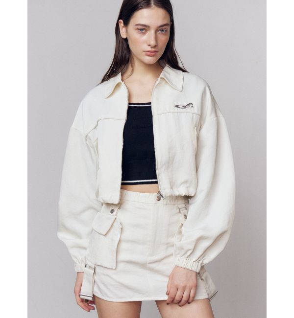 EMODA「スペイシーマークショートブルゾン」|ブルゾン・スタジャン|