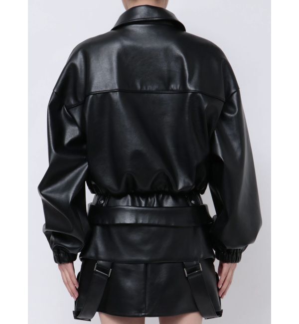 EMODA「スペイシーマークショートブルゾン」|ブルゾン・スタジャン|