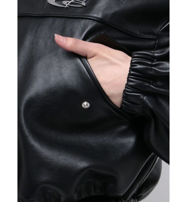 EMODA「スペイシーマークショートブルゾン」|ブルゾン・スタジャン|