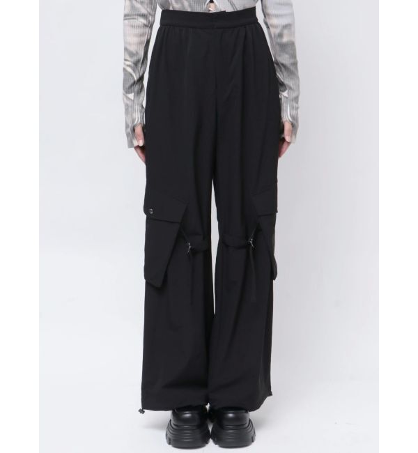 EMODA「レイヤーベルトナイロンフレアパンツ」|その他|
