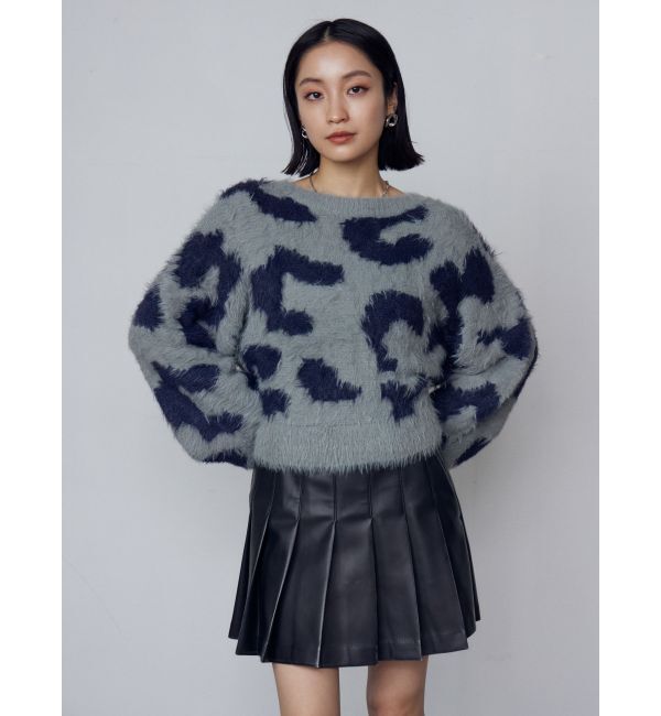 EMODA「レオパードシャギールーズニット」|ニット・セーター|