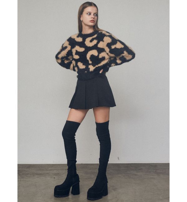 EMODA「レオパードシャギールーズニット」|ニット・セーター|