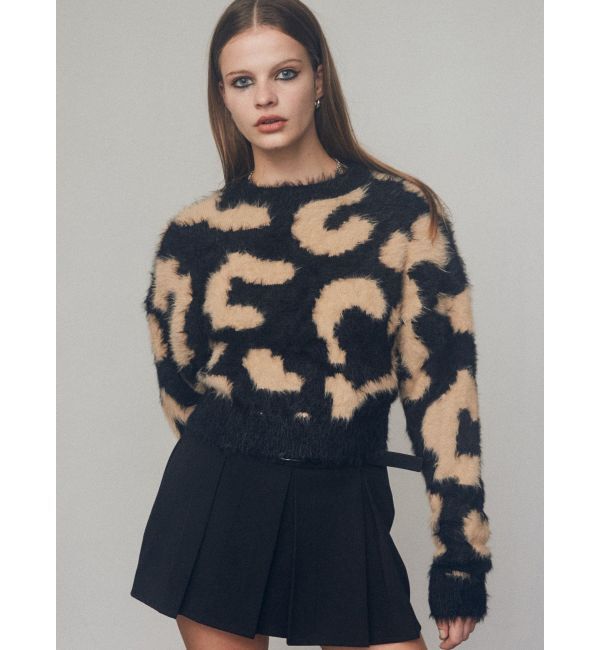 EMODA「レオパードシャギールーズニット」|ニット・セーター|