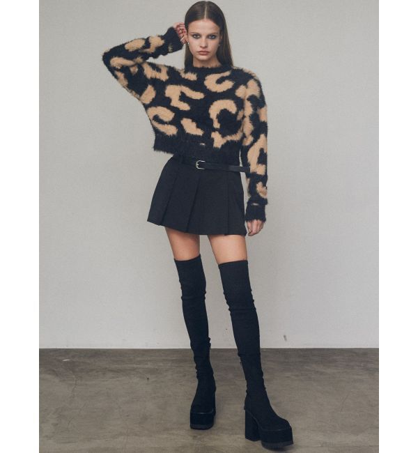 EMODA「レオパードシャギールーズニット」|ニット・セーター|