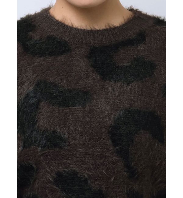 EMODA「レオパードシャギールーズニット」|ニット・セーター|