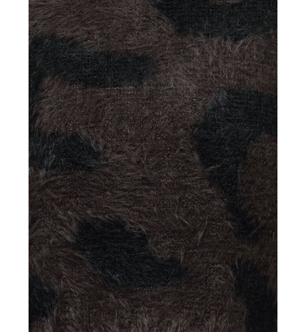 EMODA「レオパードシャギールーズニット」|ニット・セーター|ブラウン