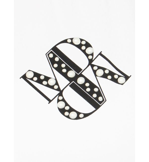 MERCURYDUO「クロップドパールロゴTシャツ」|Tシャツ・カットソー|