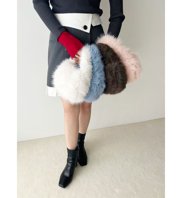 MERCURYDUO「フェイクファーミニBAG」|ハンドバッグ|