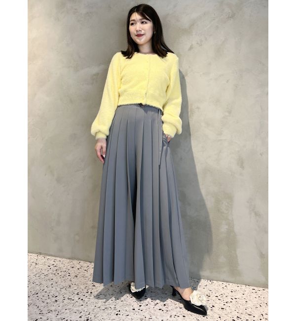 MERCURYDUO「ハイウエストプリーツワイドパンツ」|その他|