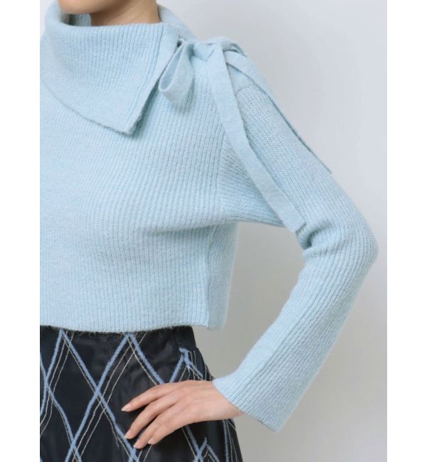 MERCURYDUO「2WAYアシメカラーニット」|ニット・セーター|